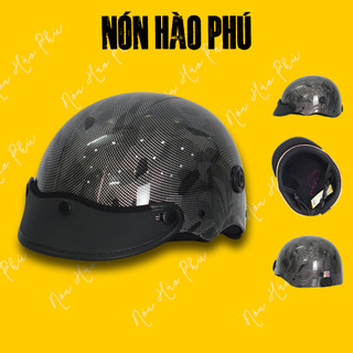 Nón bảo hiểm nửa đầu nam nữ có lỗ thông gió, mũ bảo hiểm sơn ảnh 4