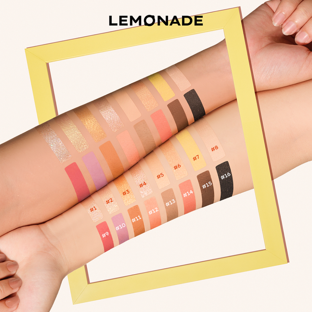 Ảnh Bảng phấn mắt Lemonade Aesthetic eyeshadow palette - Version 2 20.8g 3