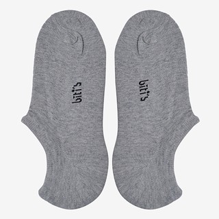 Combo 2 Vớ Lười Nam Biti's ASMG00100XAM ( Xám/Đen)