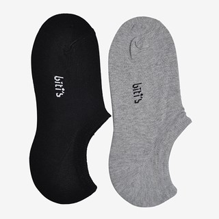 Combo 2 Vớ Lười Nam Biti's ASMG00100XAM ( Xám/Đen)