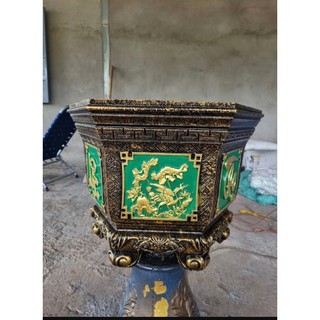Khuôn Đúc Cảnh Chậu Lục Giác Chân Liền Nhựa ABS (Rộng 48cm Cao 38cm) - CTY Ngạc Nguyễn