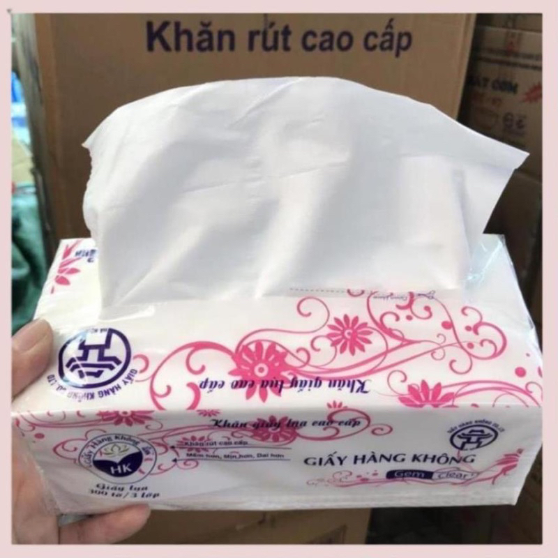 Giấy ăn lụa cao cấp , giấy rút 300 tờ trắng mềm dai, khăn lau | Shopee ...