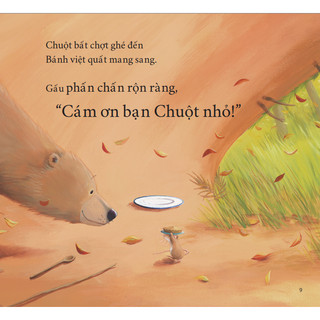 Sách tranh song ngữ Gấu nói cảm ơn - Ehoembooks