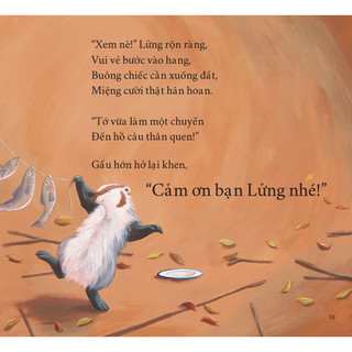 Sách tranh song ngữ Gấu nói cảm ơn - Ehoembooks