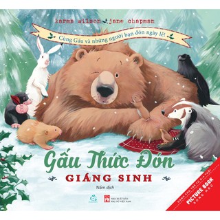 Sách Combo song ngữ Gấu hòa đồng ( 5C:Gấu có bạn mới,Gấu nói cảm ơn,Gấu đón giáng sinh,Gấu say ngủ,Gấu không ngủ được)