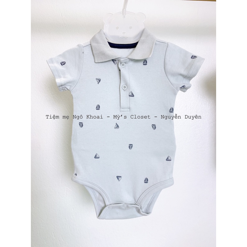 [MD66] 0/1-1/3M YAMPY, ZY, CASTRO Body chip/ áo liền thân dài tay cho bé