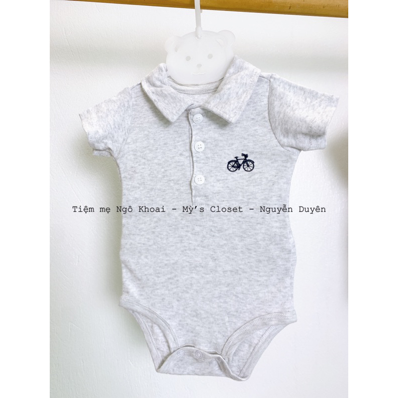 [MD66] 0/1-1/3M YAMPY, ZY, CASTRO Body chip/ áo liền thân dài tay cho bé