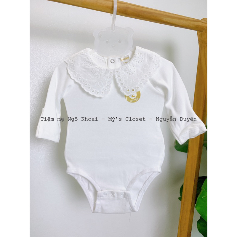 [MD66] 3/6-6/9-9/12M  YAMPY, ZY, CASTRO   Body chip/áo liền thân dài tay, ngắn tay cho bé