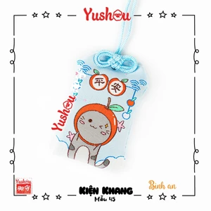 Túi Phước Yushou Sức Khỏe Mẫu 45, Kiểu Omamori Nhật, Có sẵn, Quà tặng ý nghĩa