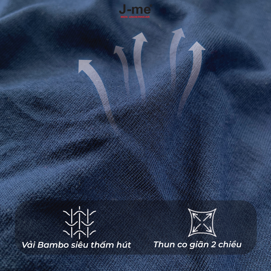 Product image Quần sịp nam J-me, vải bambo kháng khuẩn, mềm mịn thoải mái, cạp thun 3cm - JM031SH 2