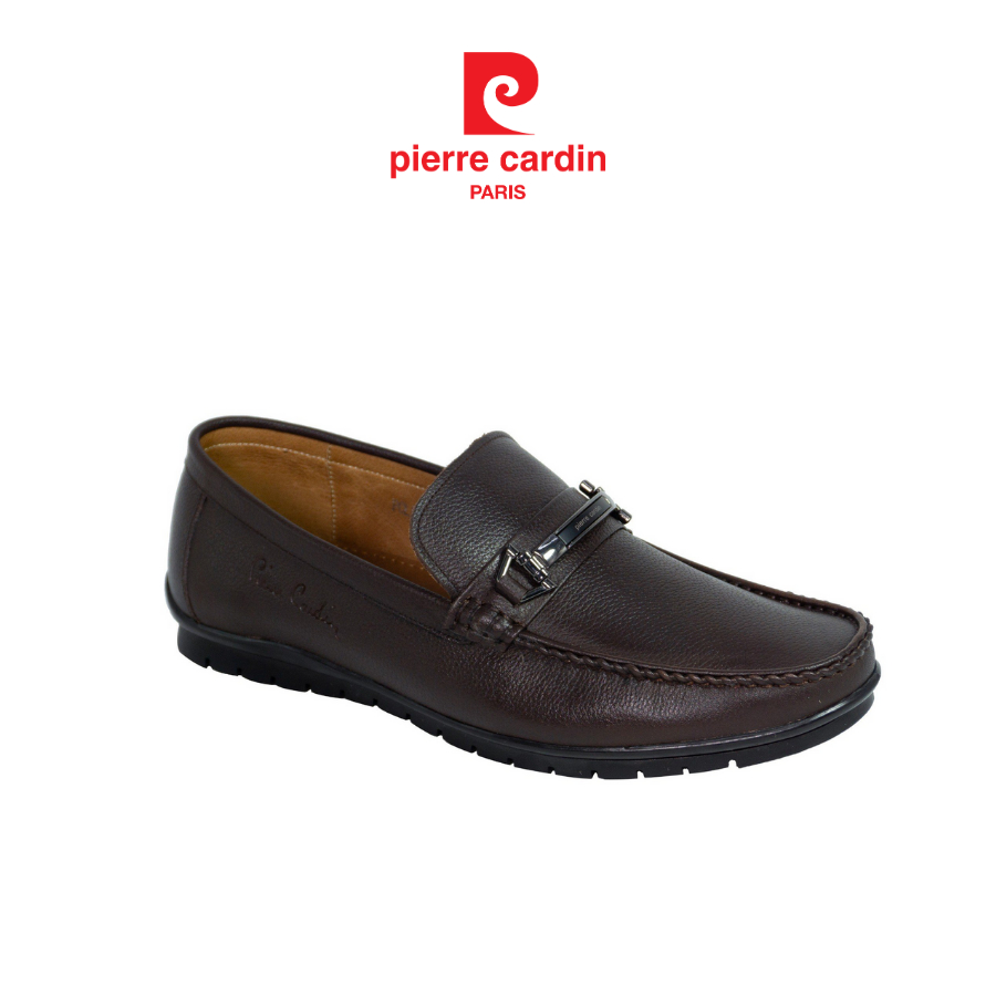 Ảnh Giày lười Pierre Cardin Pháp chất liệu da bò cao cấp, đế cao su chống trượt, thoáng mát mồ hôi - 785 chính hãng 4