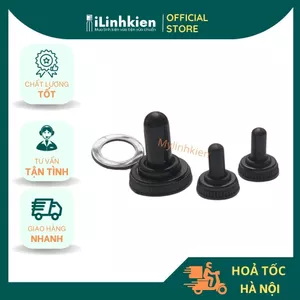 Chụp chống nước công tắc gạt 6mm 12mm chất lượng cao