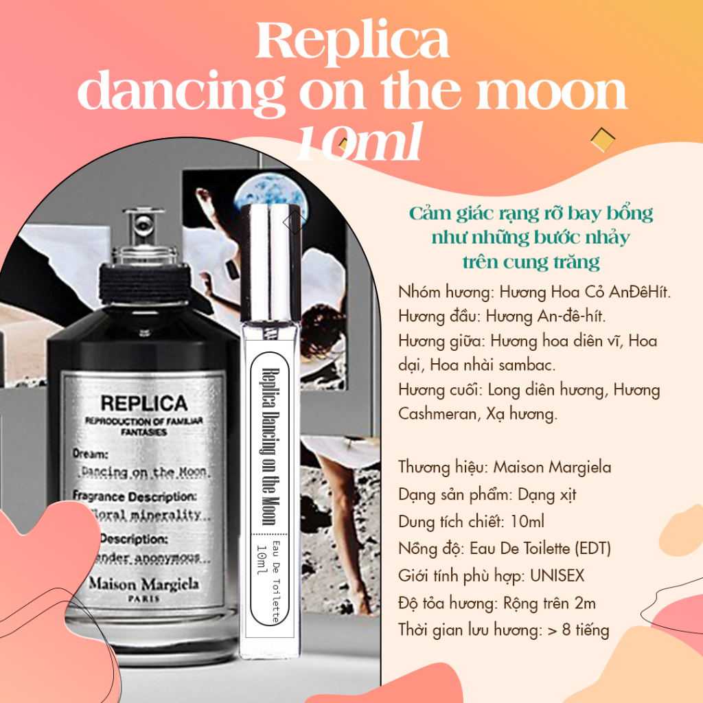 nước hoa Replica dancing on the moon 10ml Shopee Việt