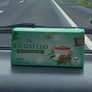 Trà cà gai leo thơm ngọt - hộp 20 túi lọc x 5 gram - mát gan thanh nhiệt, giải độc