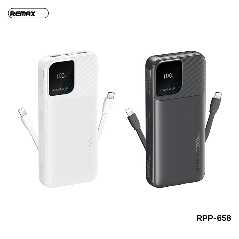 Pin dự phòng sạc được cho Táo 15 Remax RPP-658 siêu bền 20000mAh tích ...