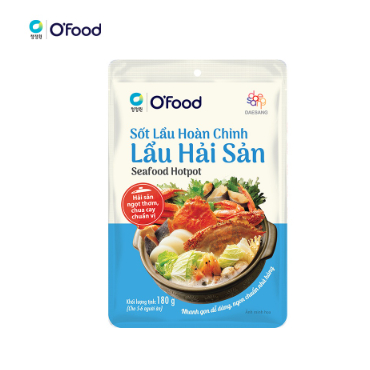 combo 3 Sốt lẩu hoàn chỉnh O'food gói 180g, có 3 vị