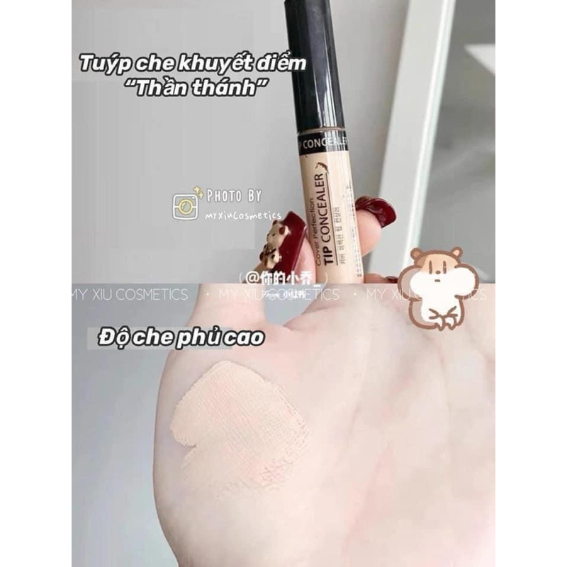 CHE KHUYẾT ĐIỂM THE SAEM COVER PERFECTION TIP CONCEALER