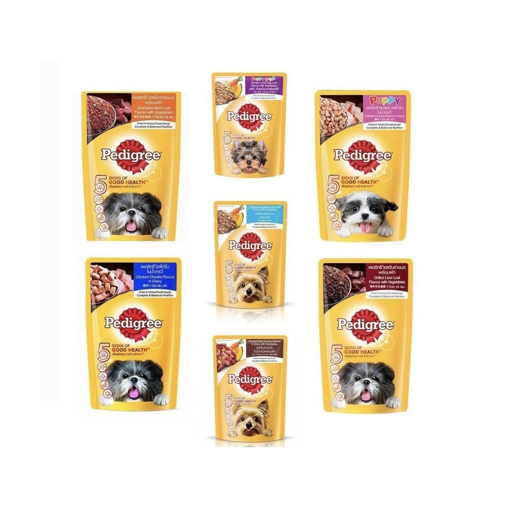 Pate Pedigree Cho Chó Con, Chó Trưởng Thành 80g-130g