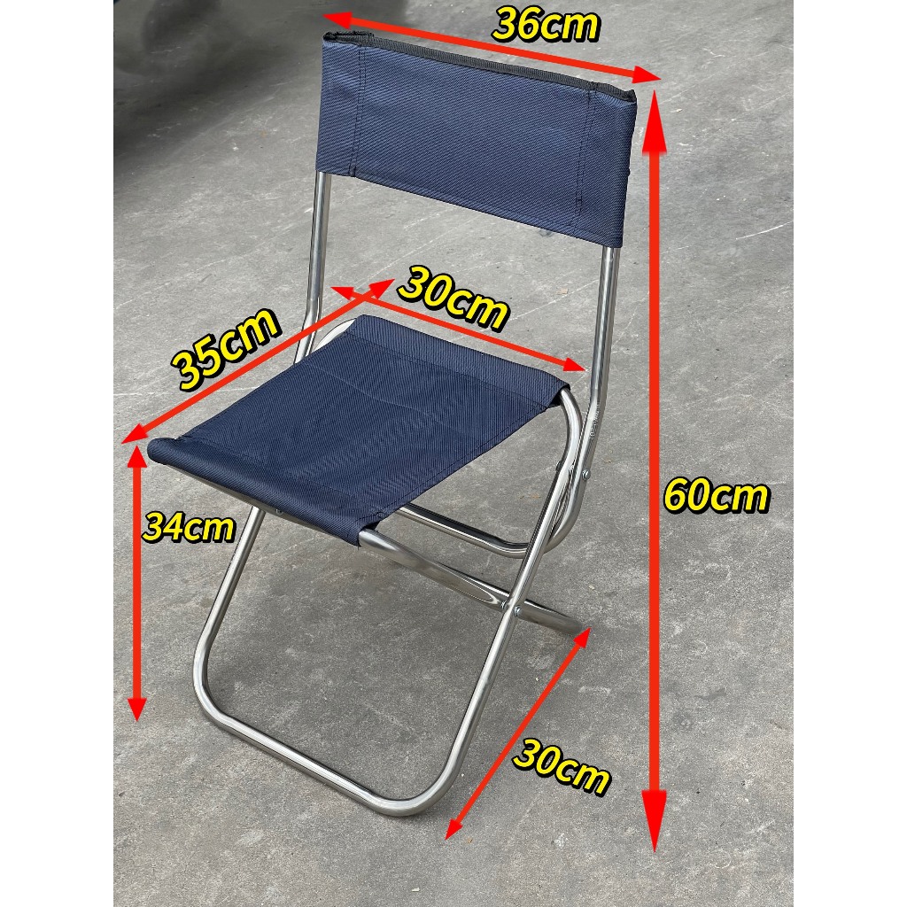 Ghế gấp gọn đi du lịch, cắm trại, Ghế xếp mini INOX câu cá nhỏ gọn tiện dụng, Inox cao cấp , ghế có tựa lưng 3 TRONG 1