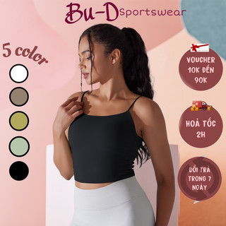 Áo thể thao gym,yoga 2 dây croptop(mã 2dây06)