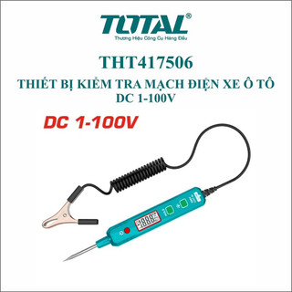ĐỒ NGHỀ TOTAL Thiết bị kiểm tra mạch điện xe ô tô DC 1- 100V THT417506