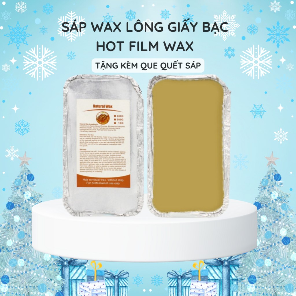 SÁP WAX LÔNG NÓNG CAO CẤP - HOT FILM WAX - SÁP CỤC GÓI GIẤY BẠC 500G ...