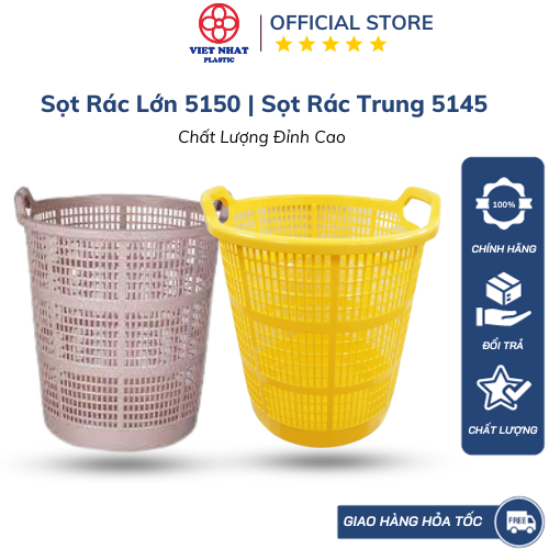 Sọt Rác To Việt Nhật 5150 | Sọt Đựng Rác Size Trung 5145 Nhựa Việt Nhật ...