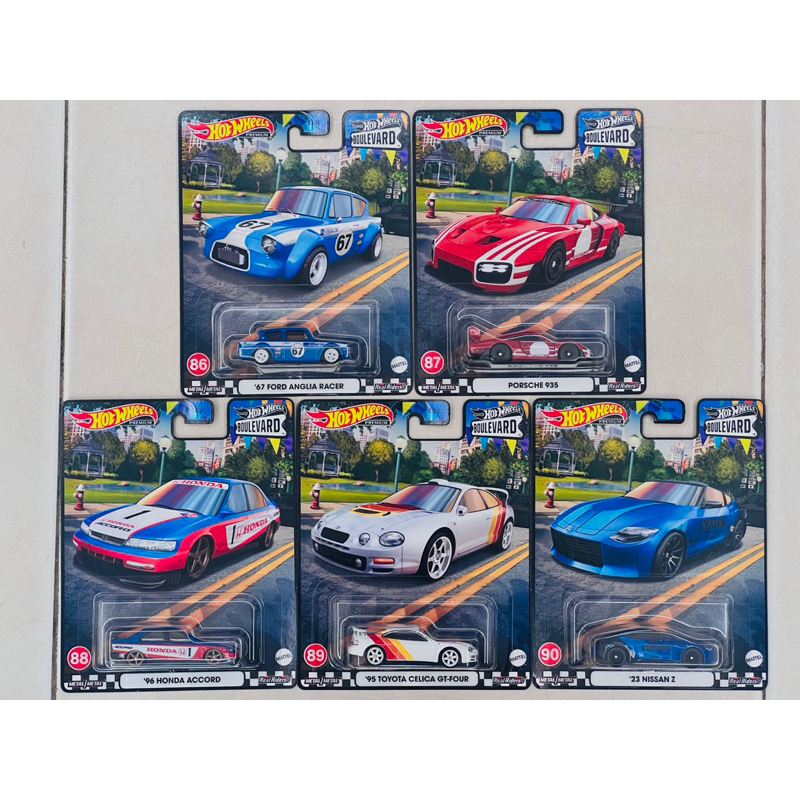 Hobby Store Xe Mô Hình Hot Wheels Premium Boulevard Honda Nissan Toyota Porsche Ford 2756