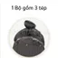 Tóc kẹp phím 3 dải thẳng light màu bạc 60 cm, làm dày và phồng tóc tự nhiên, có thể sử dụng nhiệt