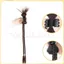 Tóc giả kẹp nơ thắt bím cho nữ 50cm, tóc tết giả thắt bím nơ dài