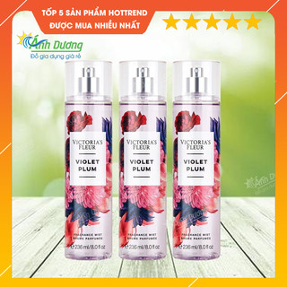 Xịt thơm body mist Bath & Body Works Violet Plum