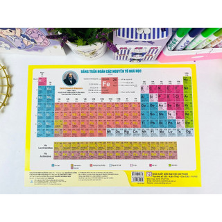 Sách - 10 Bảng tuần hoàn các nguyên tố Hóa học ( màu Vàng )