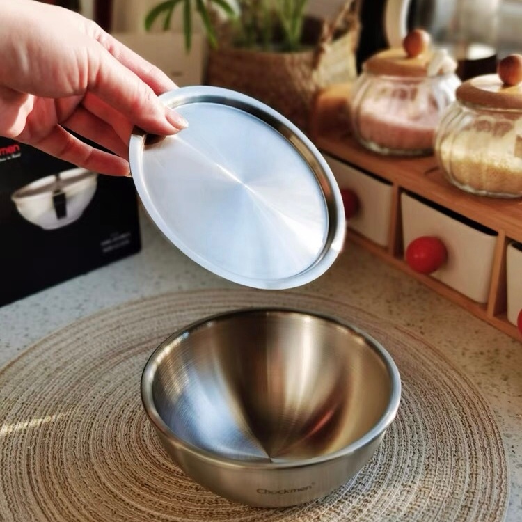 Bát inox giữ nhiệt hai lớp Chockmen 12.5cm CKM73 | Shopee Việt Nam