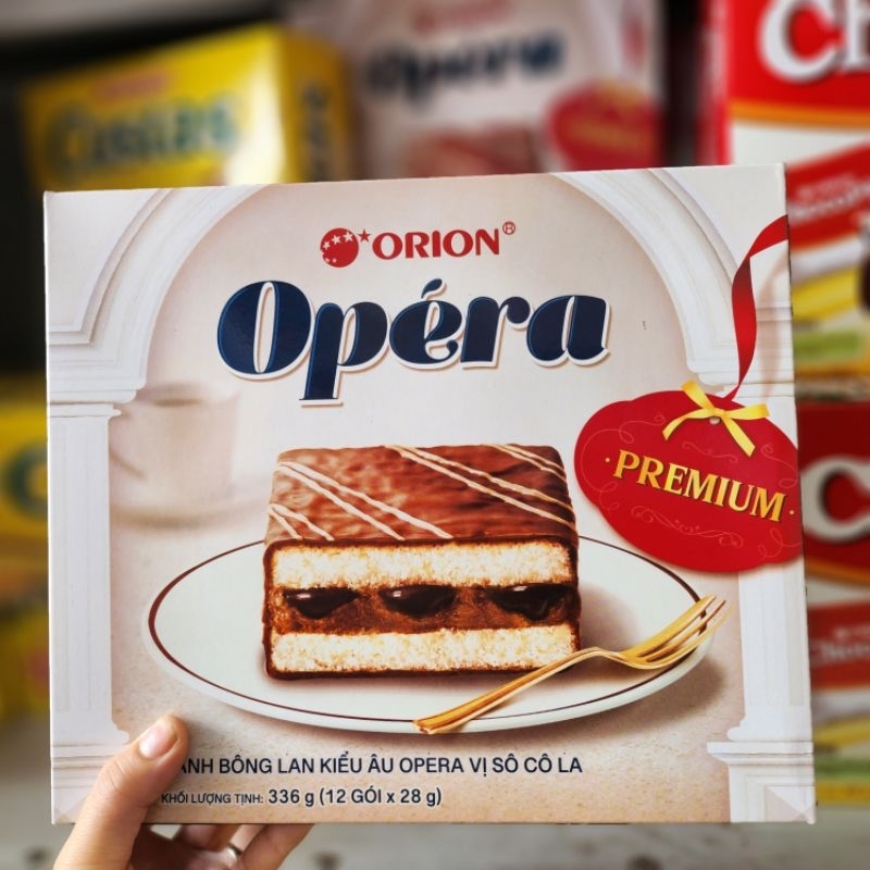 BÁNH BÔNG LAN OPERA VỊ SOCOLA hộp 12 gói | Shopee Việt Nam