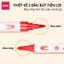 Set 12đến 60 Bút màu ACRYLICMarker 2 đầu chống thấm nước không bị nhòe vẽ lên được nhiều chất liệu