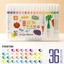 Set 12đến 60 Bút màu ACRYLICMarker 2 đầu chống thấm nước không bị nhòe vẽ lên được nhiều chất liệu