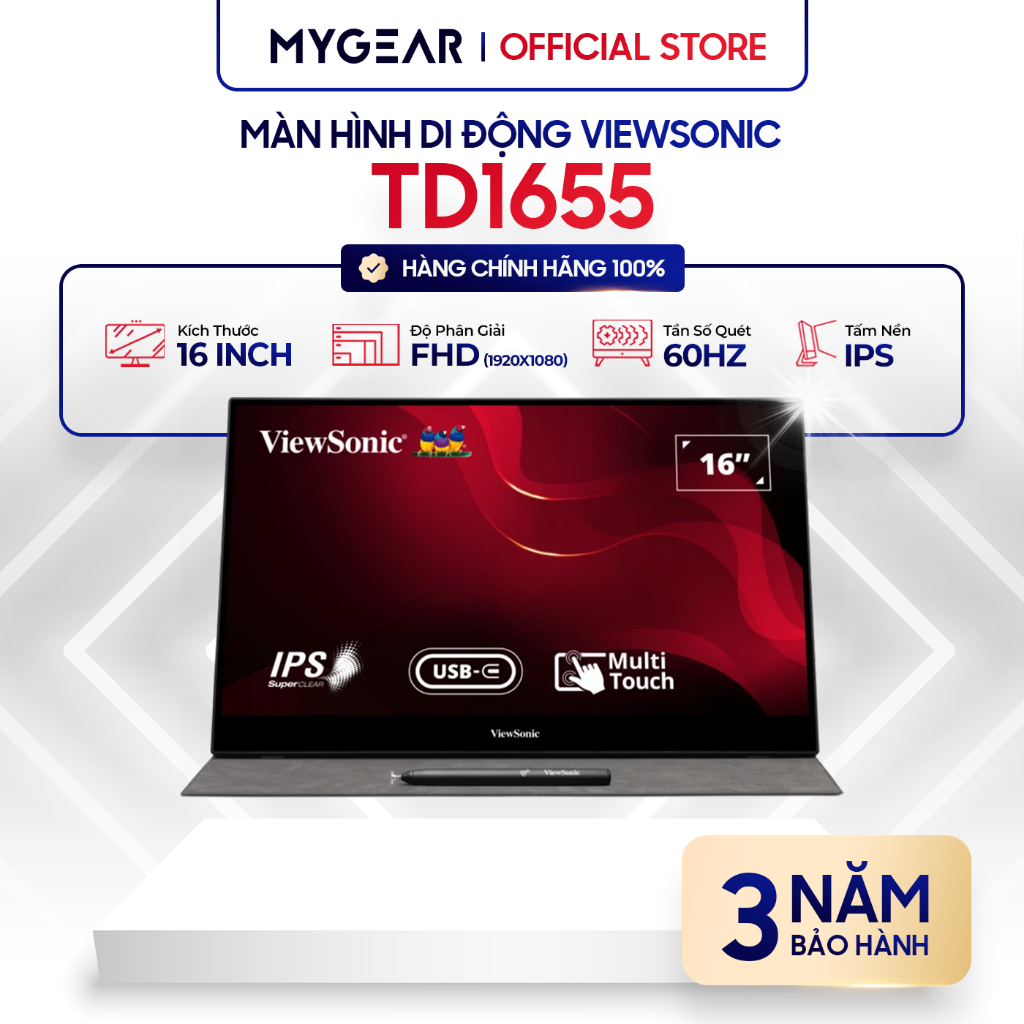 Màn hình cảm ứng di động Viewsonic TD1655 16