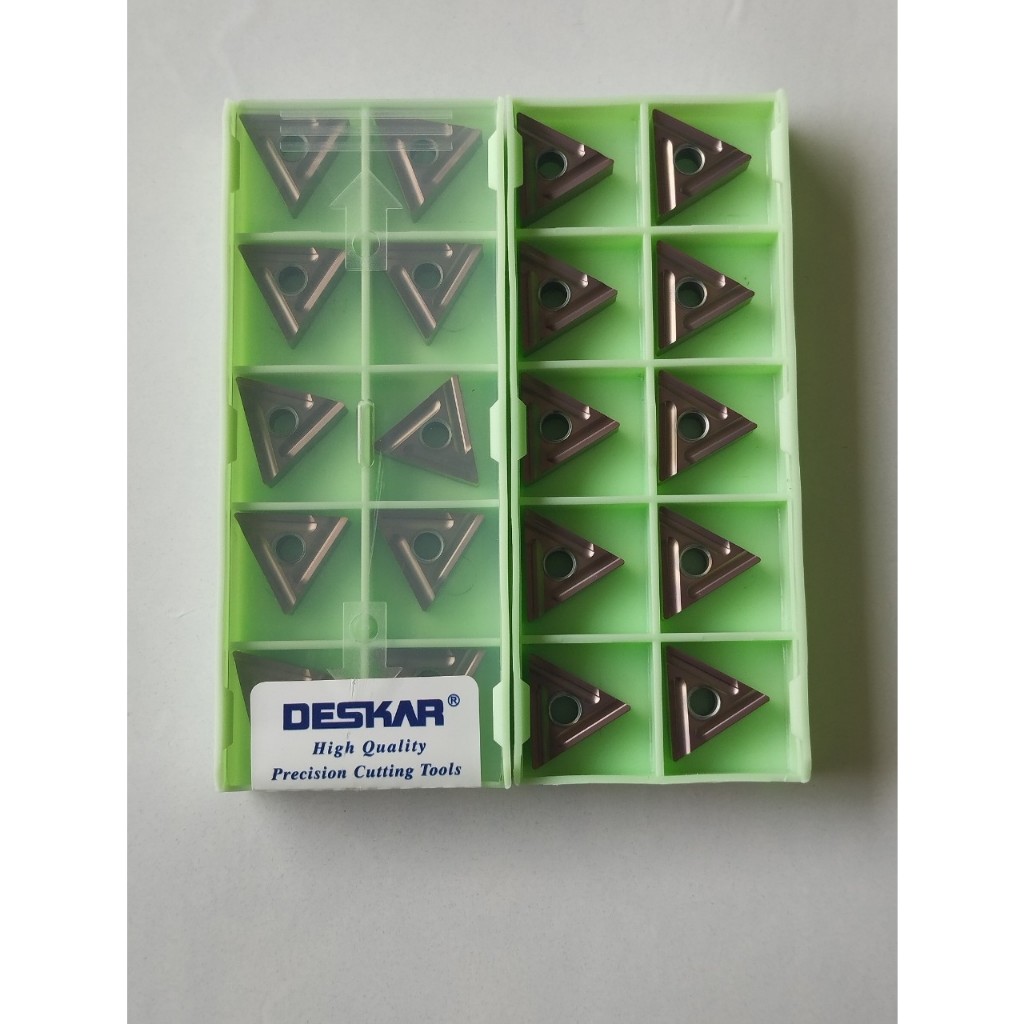 Chip tiện T16 hạt nặng xẻ rãnh deskar tiện thép inox rất ngon