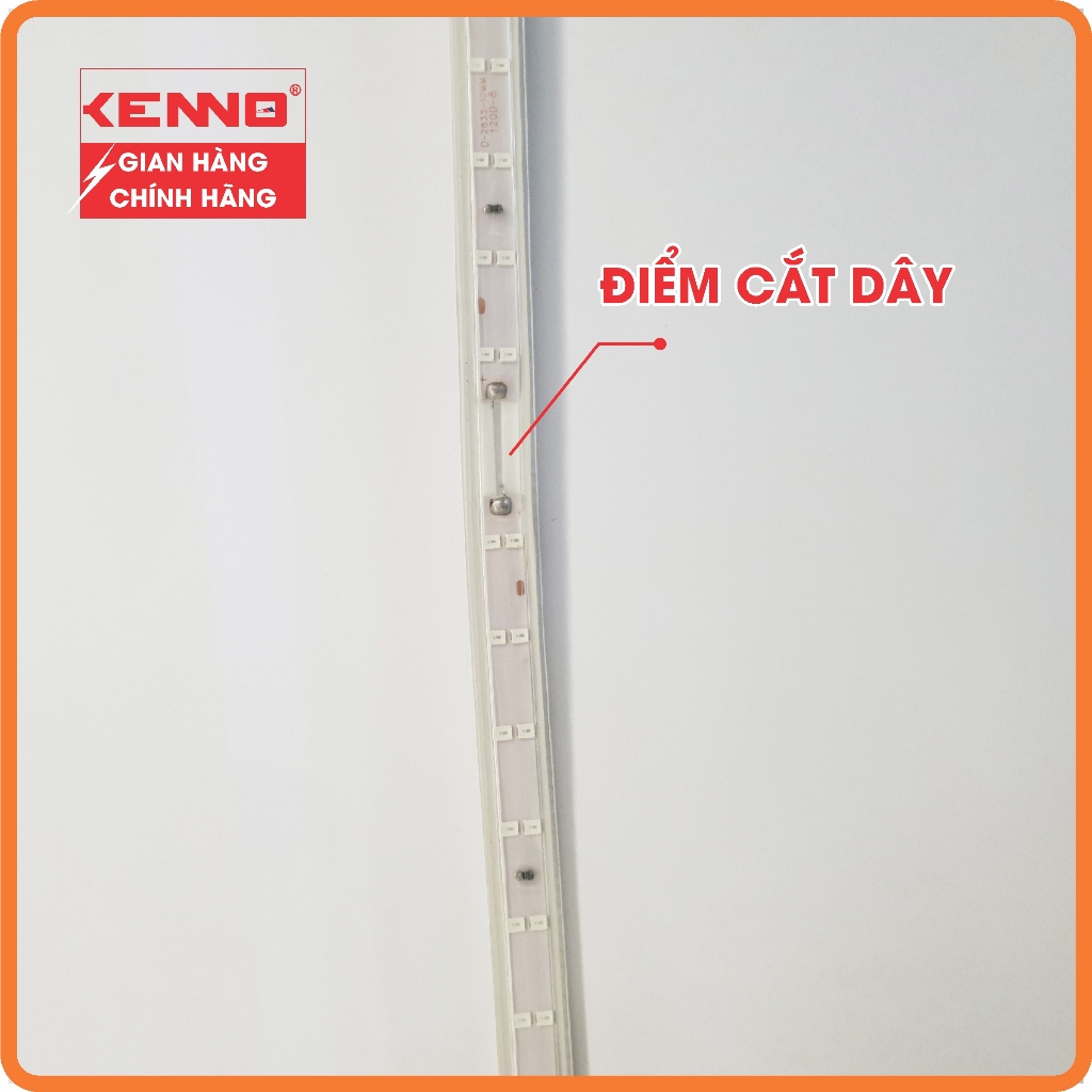 5M Dây Led Kenno CHIP 2835 ánh sáng các màu, nháy đuổi 6 màu, tặng kèm nguồn trang trí ngoài trời