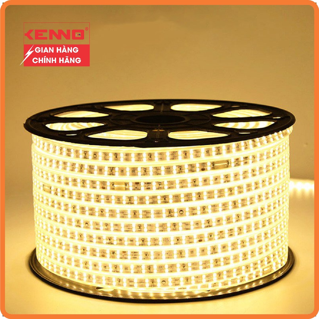 5M Dây Led Kenno CHIP 2835 ánh sáng các màu, nháy đuổi 6 màu, tặng kèm nguồn trang trí ngoài trời
