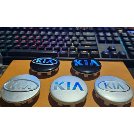 Emblème Métallique Avant Pour KIA - Modèles K5, Sportage, Carens, Sorento - Logo Personnalisé à Coller