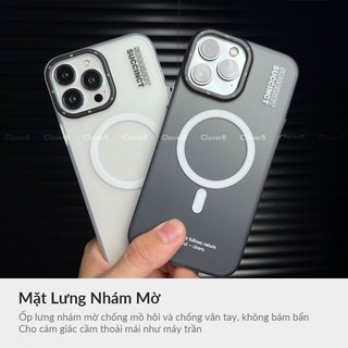 Ốp Lưng Nhám Mờ Popkon Cho iPhone 17 Pro Max Vòng Từ Tính Mỏng Nhẹ