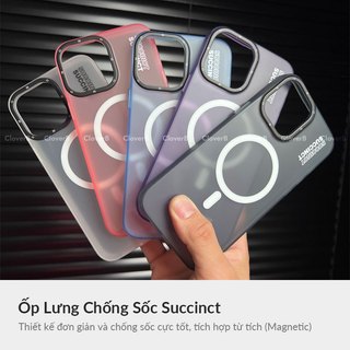 Ốp Lưng Nhám Mờ Popkon Cho iPhone 17 Pro Max Vòng Từ Tính Mỏng Nhẹ