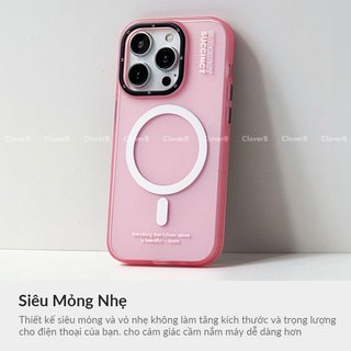 Ốp Lưng Nhám Mờ Popkon Cho iPhone 17 Pro Max Vòng Từ Tính Mỏng Nhẹ