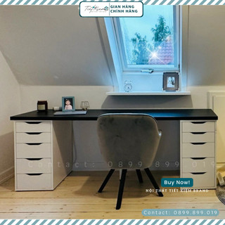 Bàn làm việc gỗ IKEA Nội Thất Tiết Kiệm BLV789789