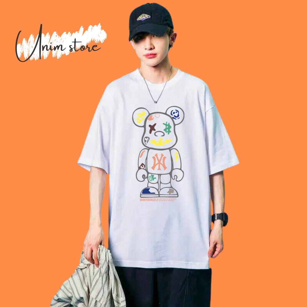 [VẢI 250 GSM] Áo Thun Bearbrick NY Nhiều Màu Vải Cotton Cao Cấp Unim Store - AP206
