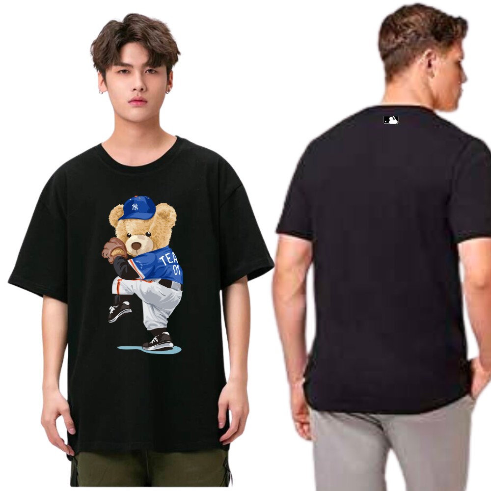 [VẢI 250 GSM] Áo Thun Gấu NY UNIM Vải Cotton Cao Cấp Co Giãn 2 Chiều Nhiều Màu Unim Store - AP188