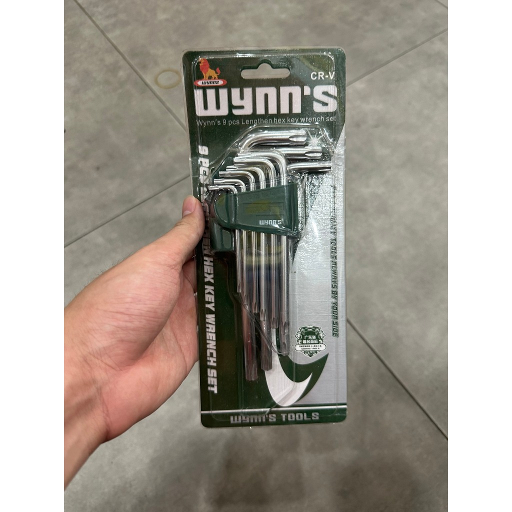 Bộ lục giác Bi | Bông loại dài loại ngắn hiệu Wynn's 9 cây chính hãng