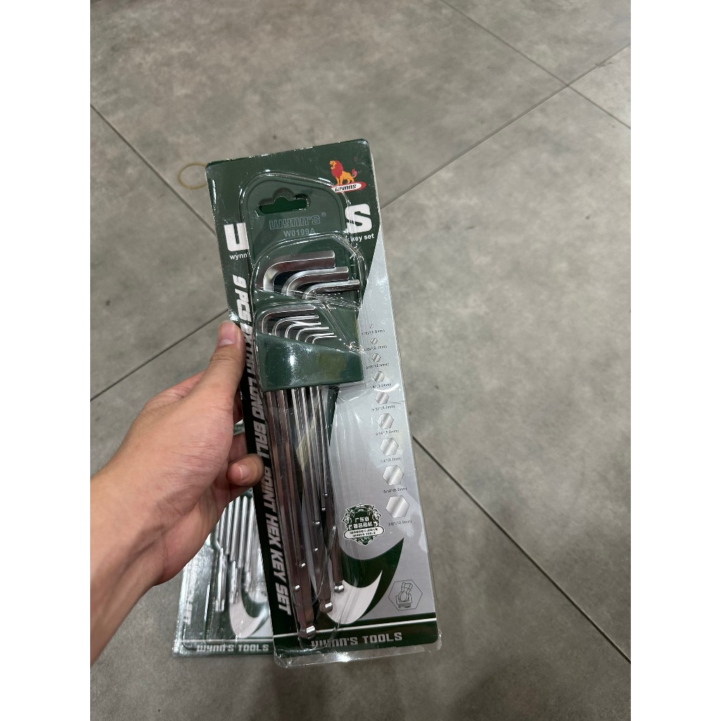 Bộ lục giác Bi | Bông loại dài loại ngắn hiệu Wynn's 9 cây chính hãng