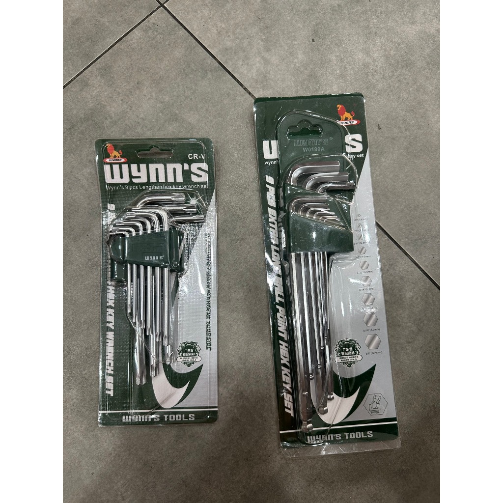 Bộ lục giác Bi | Bông loại dài loại ngắn hiệu Wynn's 9 cây chính hãng